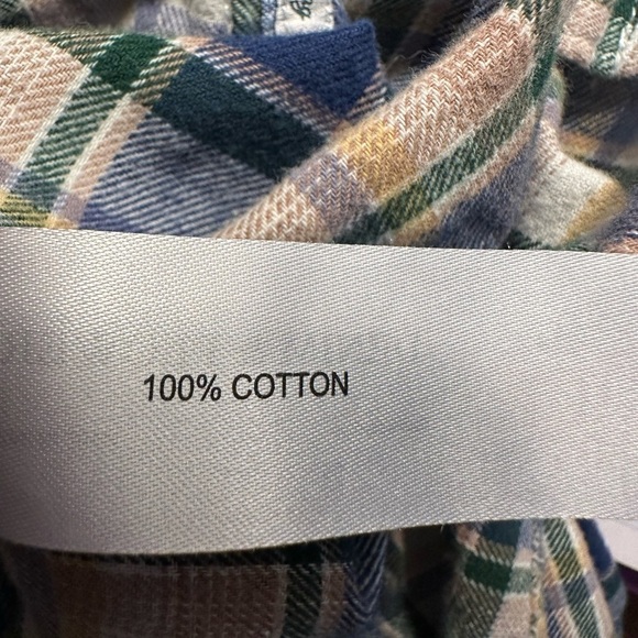 Denim & Flower Ricky Singh‎ Flannel Button Down Shirt Size Large - Picture 5 of 8